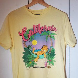California Garfield RELAX Character Tee Sz M